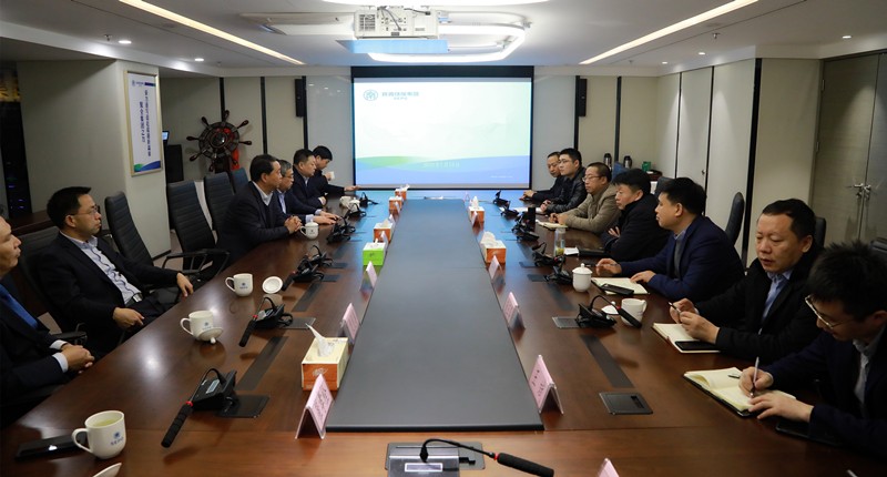 商洛市县政府一行到pp电子集团交流座谈｜熊良虎出席