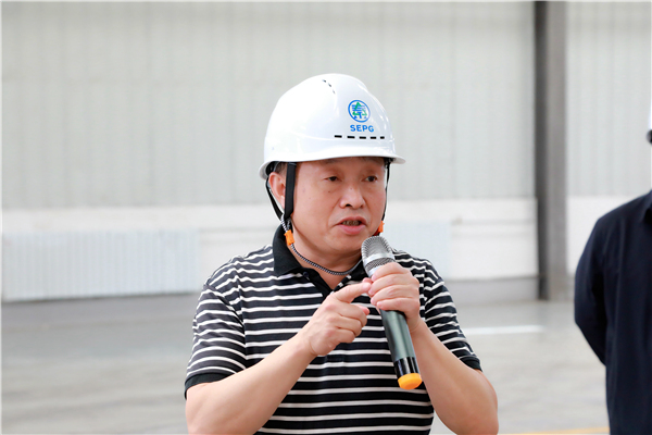 pp电子集团复工复产促增添项目观摩聚会与会职员走进大秦国源三秦环保秦邦园区在榆项目