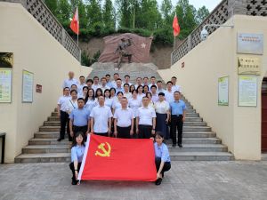 公司赴马栏、红26军革命旧址开展 “踏寻红色足迹，，，，，，传承革命精神”主题党日运动