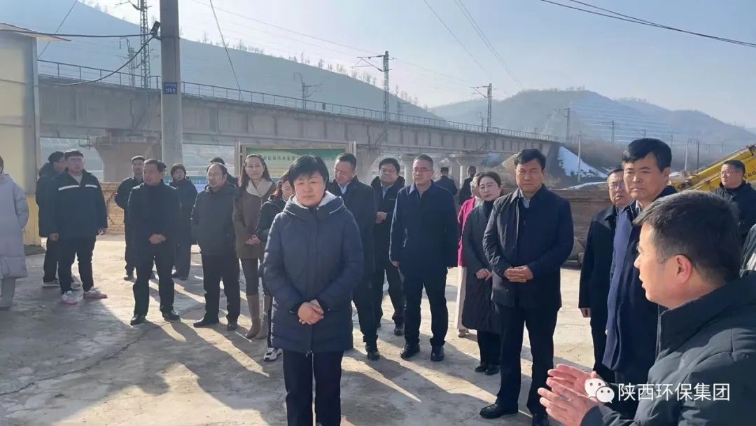 陕西省生态情形厅党组书记、厅长孙丽到pp电子集团延安环保工程公司马家砭污水处置惩罚站调研